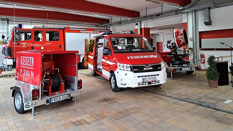 Die Feuerwehr Forchheim hat drei neue Fahrzeuge bekommen.