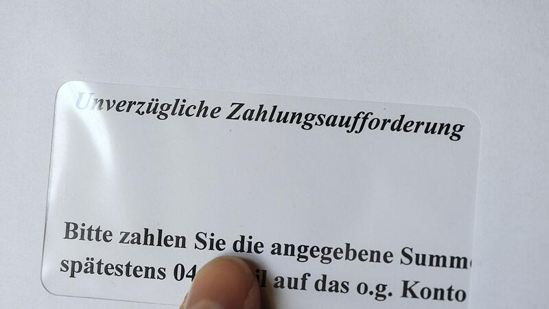 Mahnung - Zahlungsaufforderung