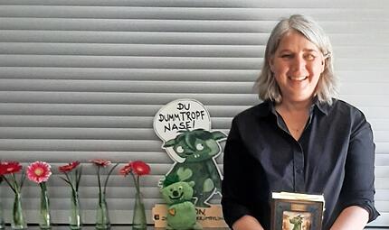 Autorin Annette Roeder bringt &bdquo;Die Krumpflinge&ldquo; nach Herzogenaurach.