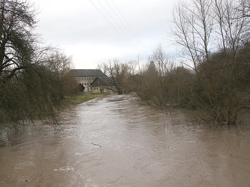 Hochwasser im Itzgrund