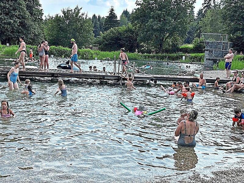 Das Naturerlebnisbad in Nordhalben wird derzeit rege genutzt. Nun kommen Sanierungsarbeiten auf die Gemeinde zu.Markt Nordhalben Das Naturerlebnisbad in Nordhalben wird derzeit rege genutzt. Nun kommen Sanierungsarbeiten auf die Gemeinde zu.Markt Nordhalben