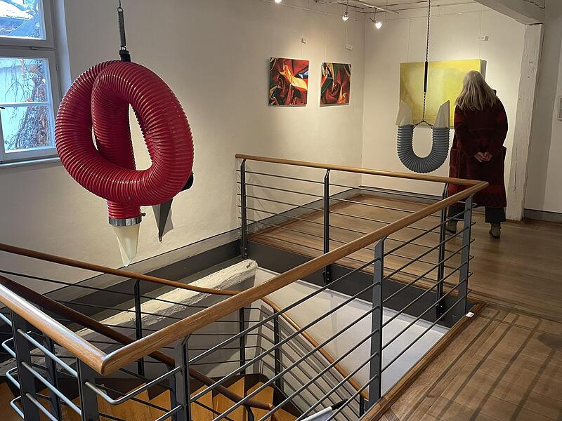 Verschiedenste Werke sind in der Ausstellung des Kunstvereins zu sehen.