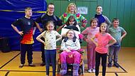 „Hände in die Hüfte!“ Die neue Garde der Kronacher „Lebenshilfe“.