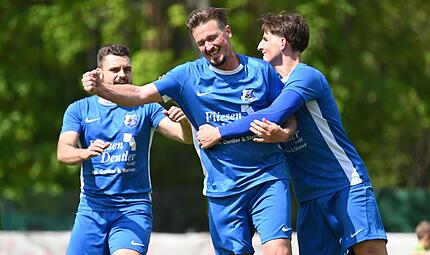 Geschafft: Die SpVgg Zeckern hat sich in die Relegation gek&auml;mpft. Der Sieg gegen Schnaittach war eine Ansage.