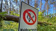 In Unterfranken herrscht Waldbrandgefahr. In Unterfranken herrscht Waldbrandgefahr.