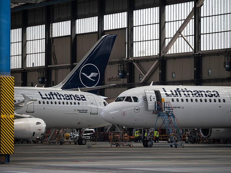 Lufthansa-Wartung in Frankfurt