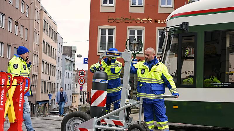 Poller am Augsburger Christkindlmarkt