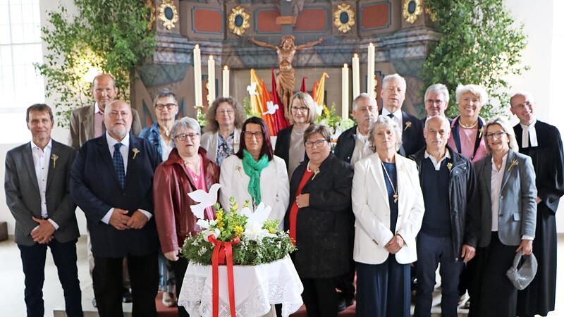 Die Goldene Konfirmation feierten die Männer und Frauen, die vor 50 Jahren ihre Konfirmation hatten.