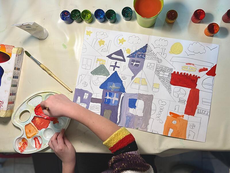 Viele Kinder besuchen die Kurse im Kunststudio.Forchheim & Fr&auml;nkische Schweiz