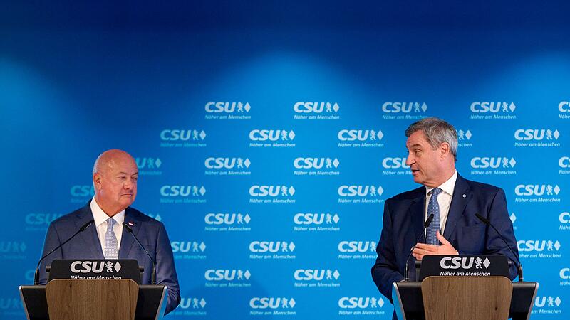 Abschluss der Klausurtagung des CSU-Parteivorstands Abschluss der Klausurtagung des CSU-Parteivorstands