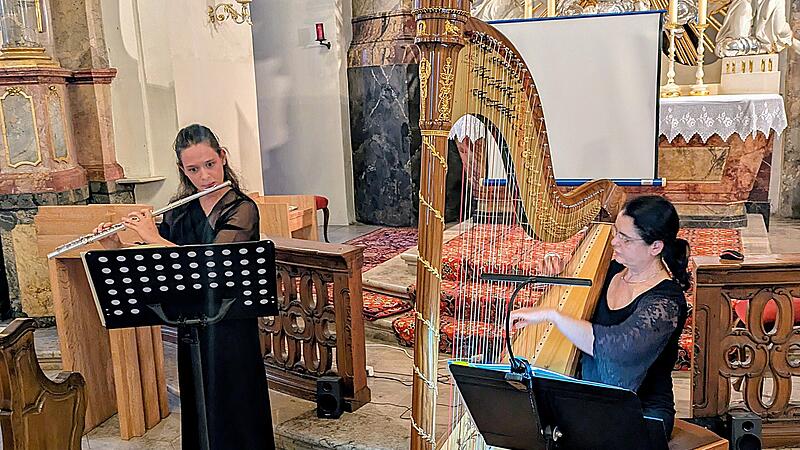 Forstner (Querflöte) beim Konzert in der Jakobuskirche. Cape Classic