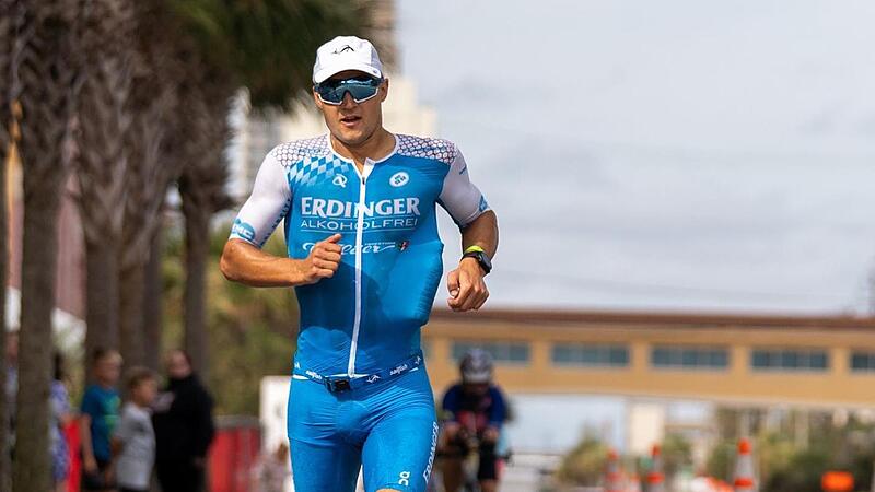 Laufen unter Palmen: Andreas Dreitz kennt die Strecke des Ironman Florida schon aus dem Jahr 2020. Damals wurde der Michelauer Vierter und löste sein Hawaii-Ticket.