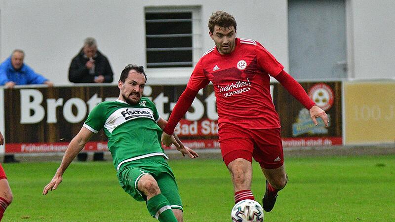 Der Lichtenfelser Maximilian Pfadenhauer (re.) ist nach überstandener Krankheit wieder im Kader und kann im Heimspiel gegen den TSV Karlburg auf dem Platz eingreifen.