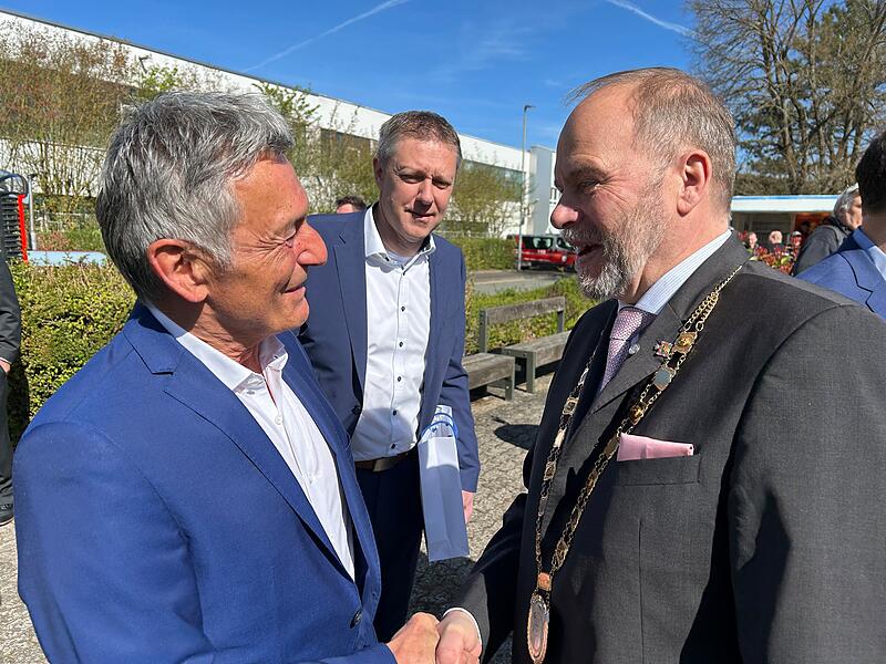 Verabschiedung von B&uuml;rgermeister Bernd Reisenweber in Ebersdorf bei Coburg