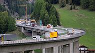 Vor der Sperrung der Brennerautobahn