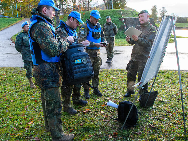 Übung Militärbeobachter der Vereinten Nationen