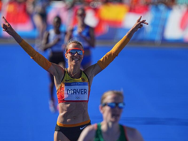 Marathon-L&auml;uferin Domenika Mayer
