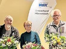 Verabschiedet wurden: Frank Schmitt, Regina Seit; Herbert Tr&auml;gner (von links).