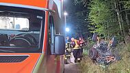 In der Unfallnacht im September 2023 war es für die Rettungskräfte nicht leicht, zum Ort im Sulzfelder Forst zu gelangen, wo der Buggy mit den drei Insassen in einen Graben gestürzt war. Wegen fahrlässiger Tötung stand nun der Fahrer vor Gericht.