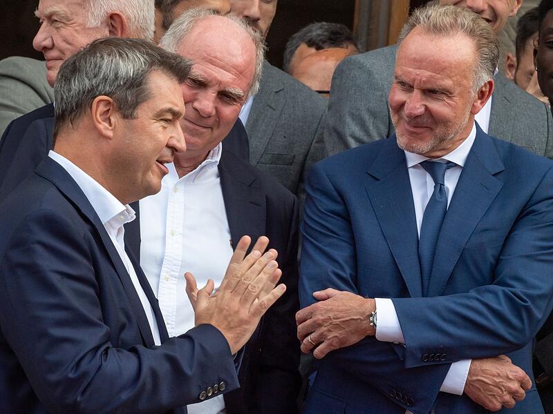 Ministerpräsident Söder empfängt FC Bayern München