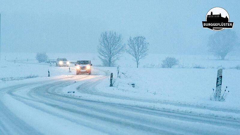 Der Wintereinbruch in Oberfranken sorgte für einige abenteuerliche Erlebnisse.