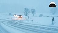 Der Wintereinbruch in Oberfranken sorgte für einige abenteuerliche Erlebnisse.