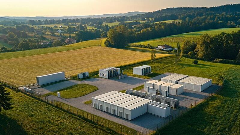 So in etwa könnte ein Energiespeicher bei Zettlitz einmal aussehen.