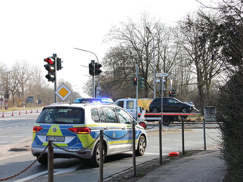 Unfall in der Friedrich-Ludwig-Jahn Stra&szlig;eForchheim & Fr&auml;nkische Schweiz