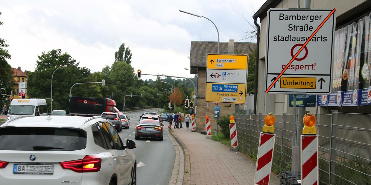Verkehr in Forchheim Kritik an Sperrung der Bamberger Straße und Umleitung