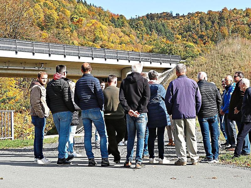 Bringt die Verl&auml;ngerung der Schallschutzh&uuml;gel (rechts im Hintergrund) neben der Ortsumgehung mehr Ruhe in die Hammergrund-Siedlung? Der Stadtrat hat sich bereits vor einem Jahr mit Betroffenen vor Ort getroffen. Eine Entscheidung steht immer noch ...