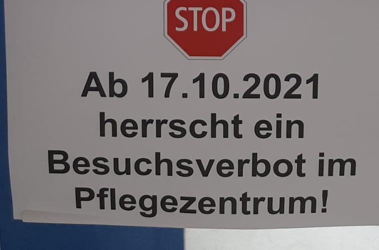 Seit 17. Oktober besteht im Pflegezentrum Klinik Fränkische Schweiz in Ebermannstadt ein Besuchsverbot.Forchheim & Fränkische Schweiz Seit 17. Oktober besteht im Pflegezentrum Klinik Fränkische Schweiz in Ebermannstadt ein Besuchsverbot.Forchheim & Fränkische Schweiz