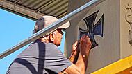 Die Sanierung des Kriegerdenkmals wird teurer als erwartet, weil es weitere Sch&auml;den gibt.  Sabine Weinbeer