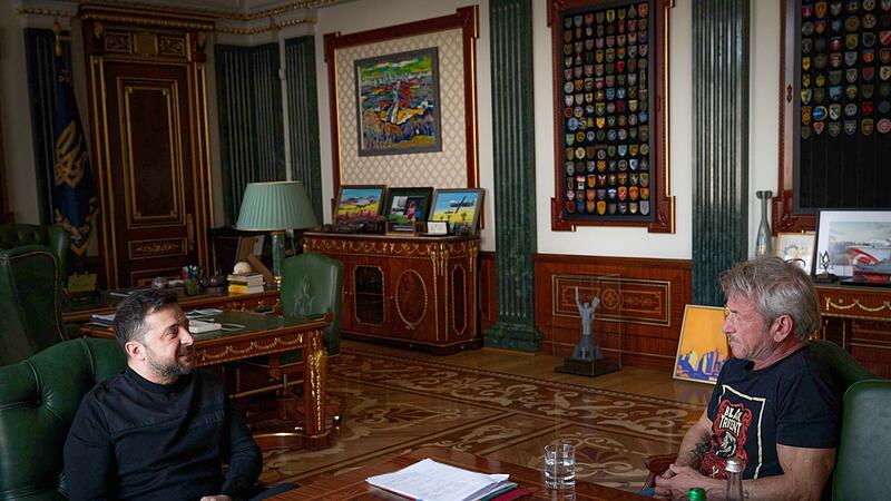 Ukraine-Krieg - Sean Penn trifft Selenskyj in Kiew