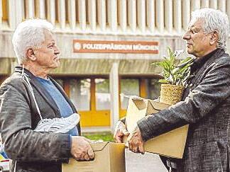 Der erste Teil der Doppelfolge &bdquo;Unverg&auml;nglich&ldquo; endet am Ostersonntag mit dem Auszug der Kommissare Batic und Leitmayr (Miroslav Nemec und Udo Wachtveitl, v.l.) und einem guten Cliffhanger.