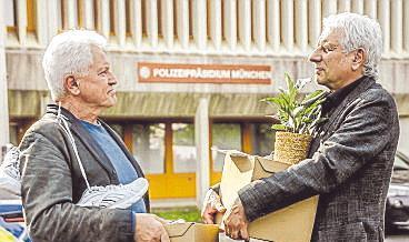 Der erste Teil der Doppelfolge &bdquo;Unverg&auml;nglich&ldquo; endet am Ostersonntag mit dem Auszug der Kommissare Batic und Leitmayr (Miroslav Nemec und Udo Wachtveitl, v.l.) und einem guten Cliffhanger.