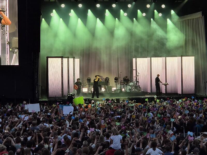 Wincent Weiss beim Open Air in Bad Kissingen