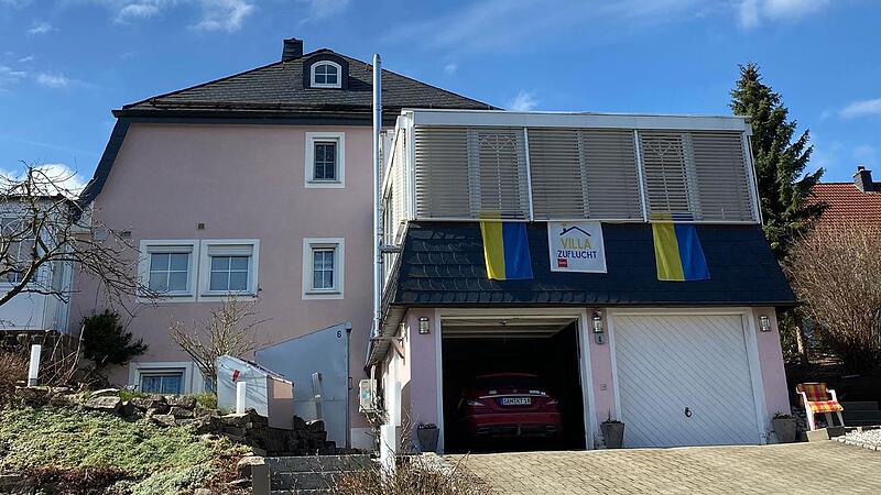 Die &bdquo;Villa Zuflucht&ldquo; in Stadtsteinach ist Heimat f&uuml;r ukrainische Familien.