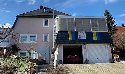 Die &bdquo;Villa Zuflucht&ldquo; in Stadtsteinach ist Heimat f&uuml;r ukrainische Familien.