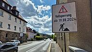 Sperrung Kronach