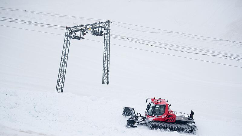 Schnee auf der Zugspitze Schnee auf der Zugspitze