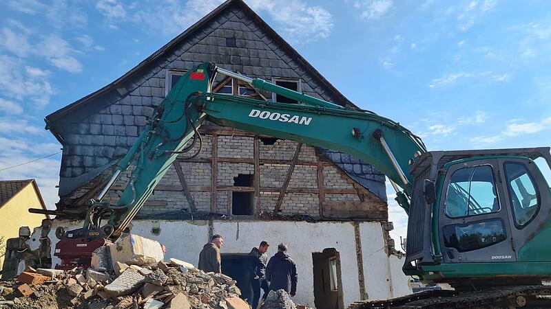 Die Baustelle in Tschirn wurde besichtigt.