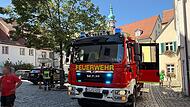 Rauch über Kulmbacher Innenstadt wegen Brand auf Baustelle Rauch über Kulmbacher Innenstadt wegen Brand auf Baustelle