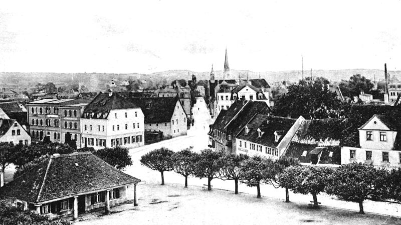 Der Paradeplatz um 1910.Forchheim & Fr&auml;nkische Schweiz