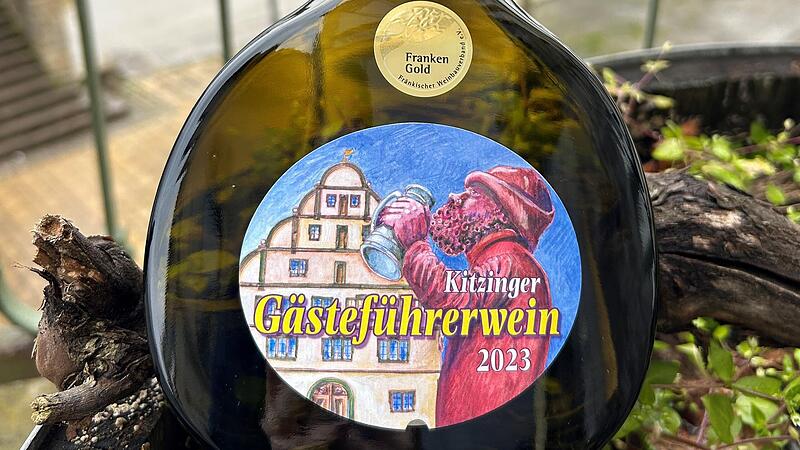 Das Etikett für den Kitzinger Gästerführerwein 2023 wurde von Klaus D. Christof erstellt. Das Etikett für den Kitzinger Gästerführerwein 2023 wurde von Klaus D. Christof erstellt.