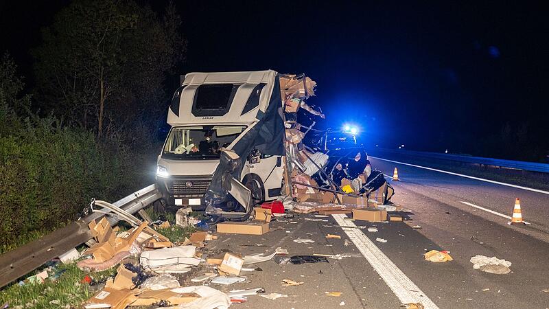 Ein technischer Defekt zwang einen 49-j&auml;hrigen Transporterfahrer auf der A70 bei Bamberg zu einem Notstopp auf dem Seitenstreifen. Kurz darauf krachte ein vollbeladener Sattelzug ungebremst in das Pannenfahrzeug.