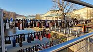 Valentinstag am Luitpoldsteg in Bad Kissingen