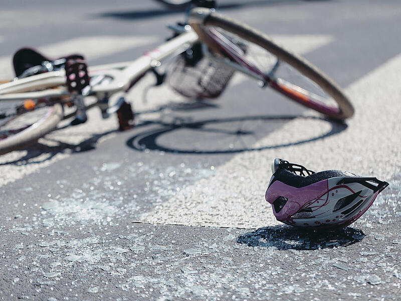 Fahrradunfall, Fahrradsturz, Fahrrad, Unfall