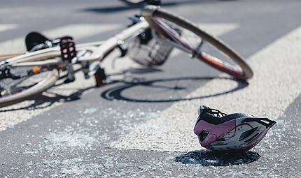 Fahrradunfall, Fahrradsturz, Fahrrad, Unfall