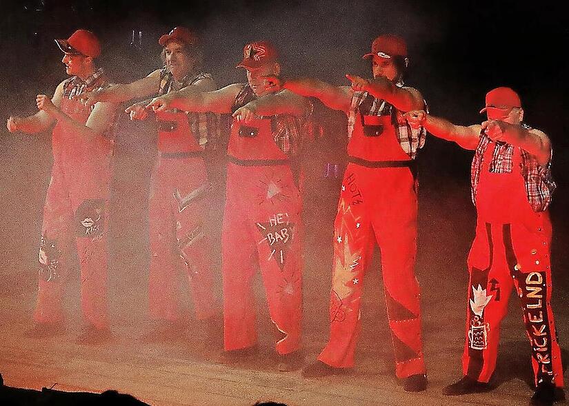 Die Strip-Show „Ladies Night“ war in dieser Saison der Renner auf der Naturbühne Trebgast.