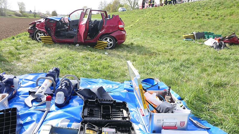 Schwerer Unfall bei Gädheim Schwerer Unfall bei Gädheim